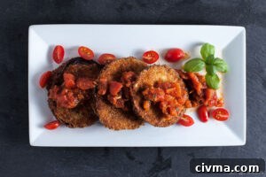Crispy Eggplant Bruschetta
