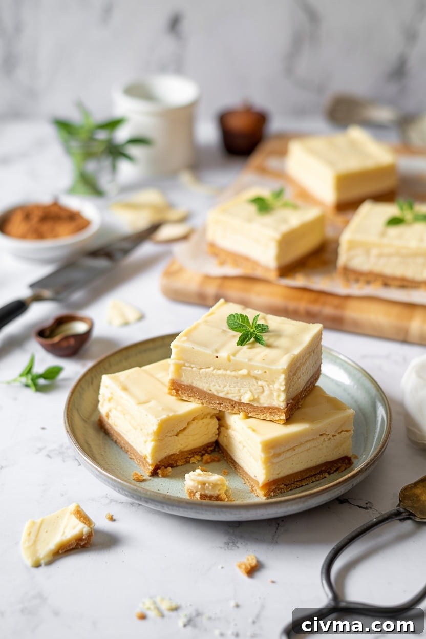 Banana Cream Frozen Cheesecake Bars (Taste of Home)