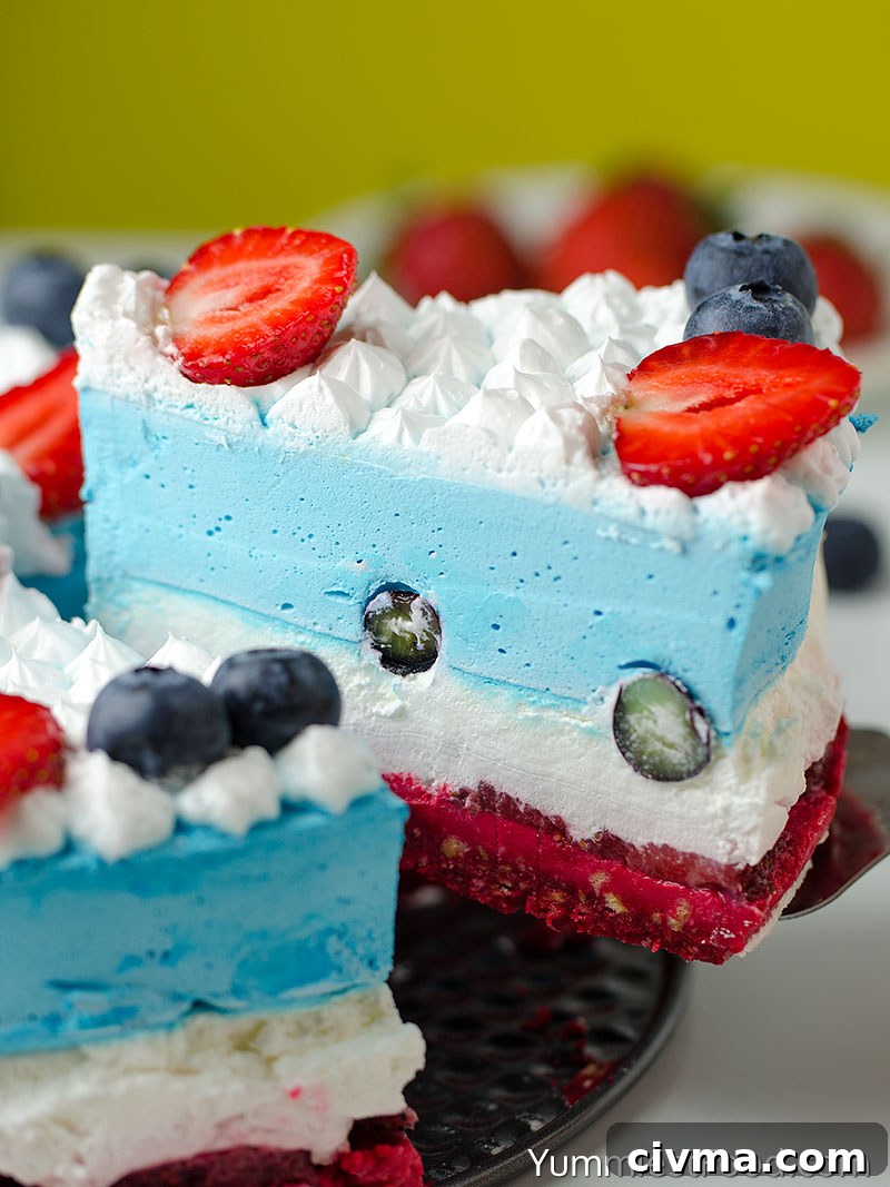 No Bake Summer Berry Cheesecake