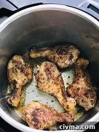 searing chicken in instant pot