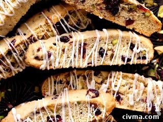 Cranberry Pistachio Biscotti