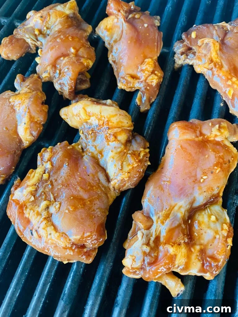 Japanese BBQ Grilled Chicken before cooking
