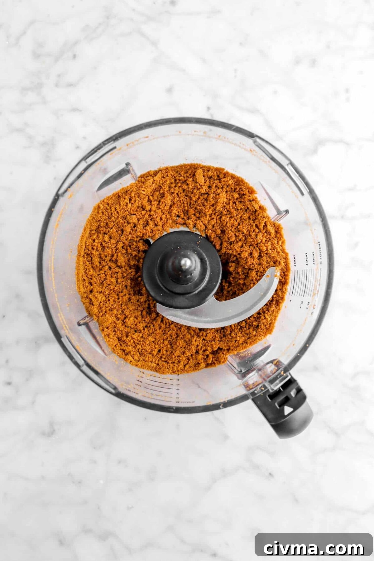 cookie crumbs in food processor