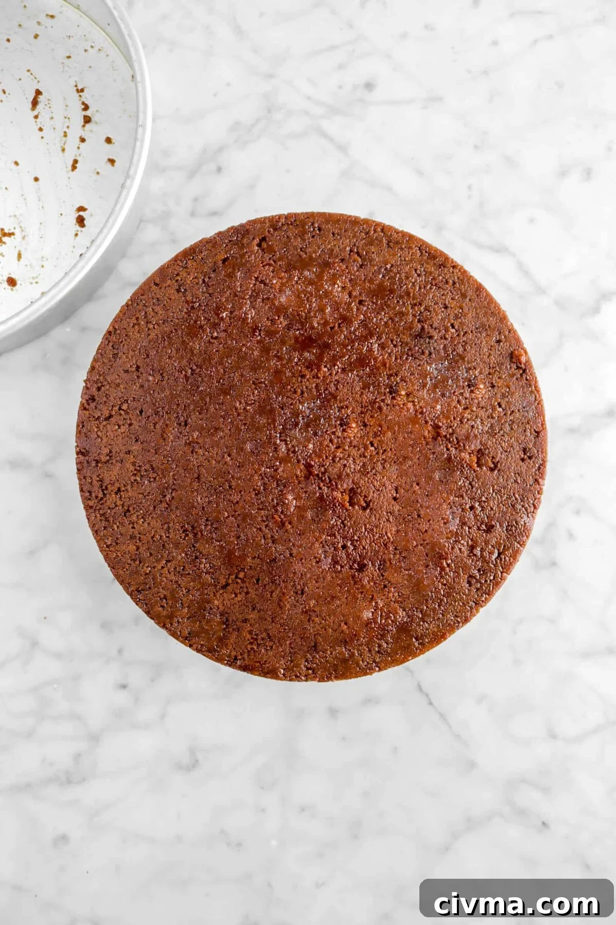 cheesecake upside down with crust on top