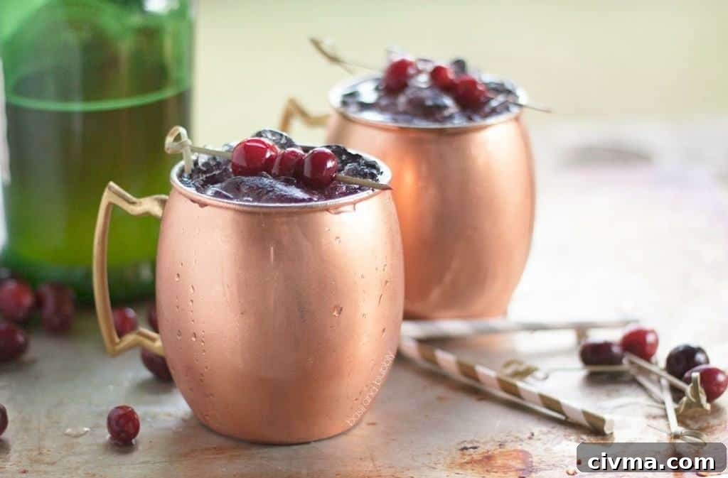 Cranberry Moscow Mule