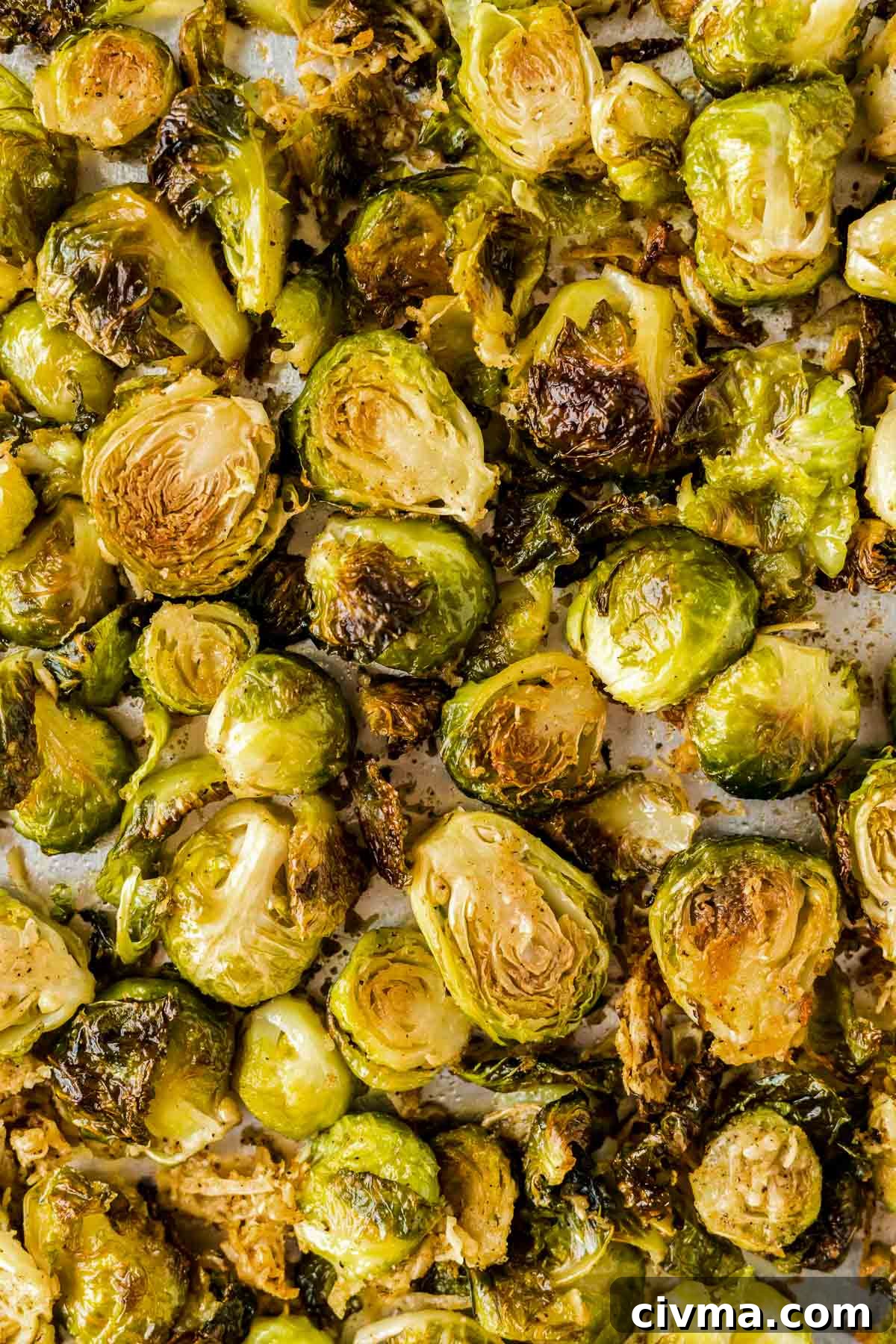 parmesan roasted brussels sprouts