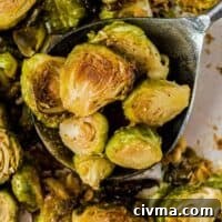 parmesan roasted brussels sprouts