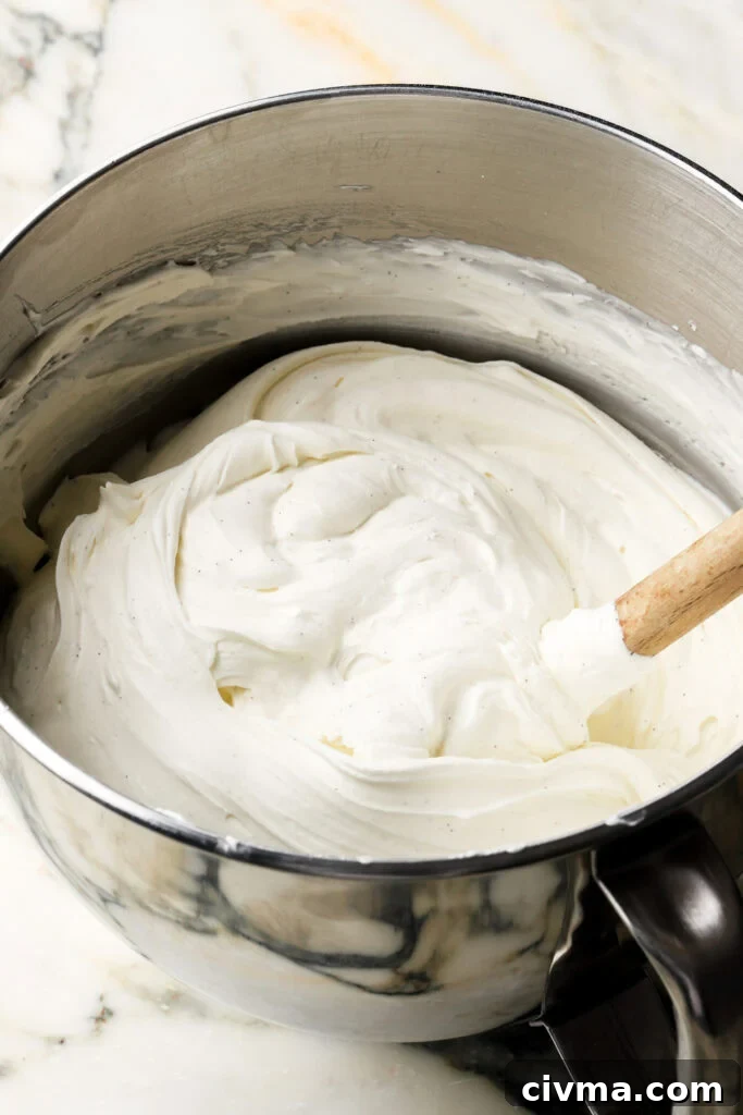 finished mascarpone cream