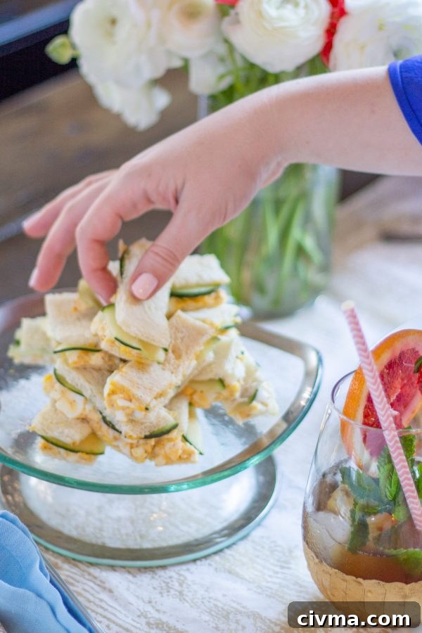 How to Make Tea Sandwiches | Cucumber Tea Sandwiches | Smoked Salmon Tea Sandwiches | Egg Salad Tea Sandwiches