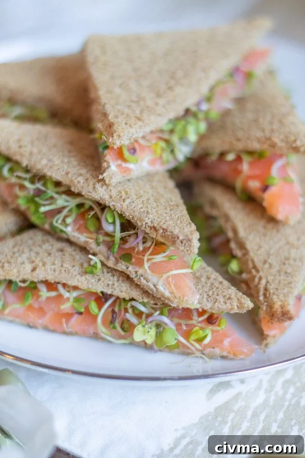 How to Make Tea Sandwiches | Cucumber Tea Sandwiches | Smoked Salmon Tea Sandwiches | Egg Salad Tea Sandwiches