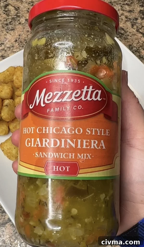 Giardiniera for Italian Beef Sandwiches