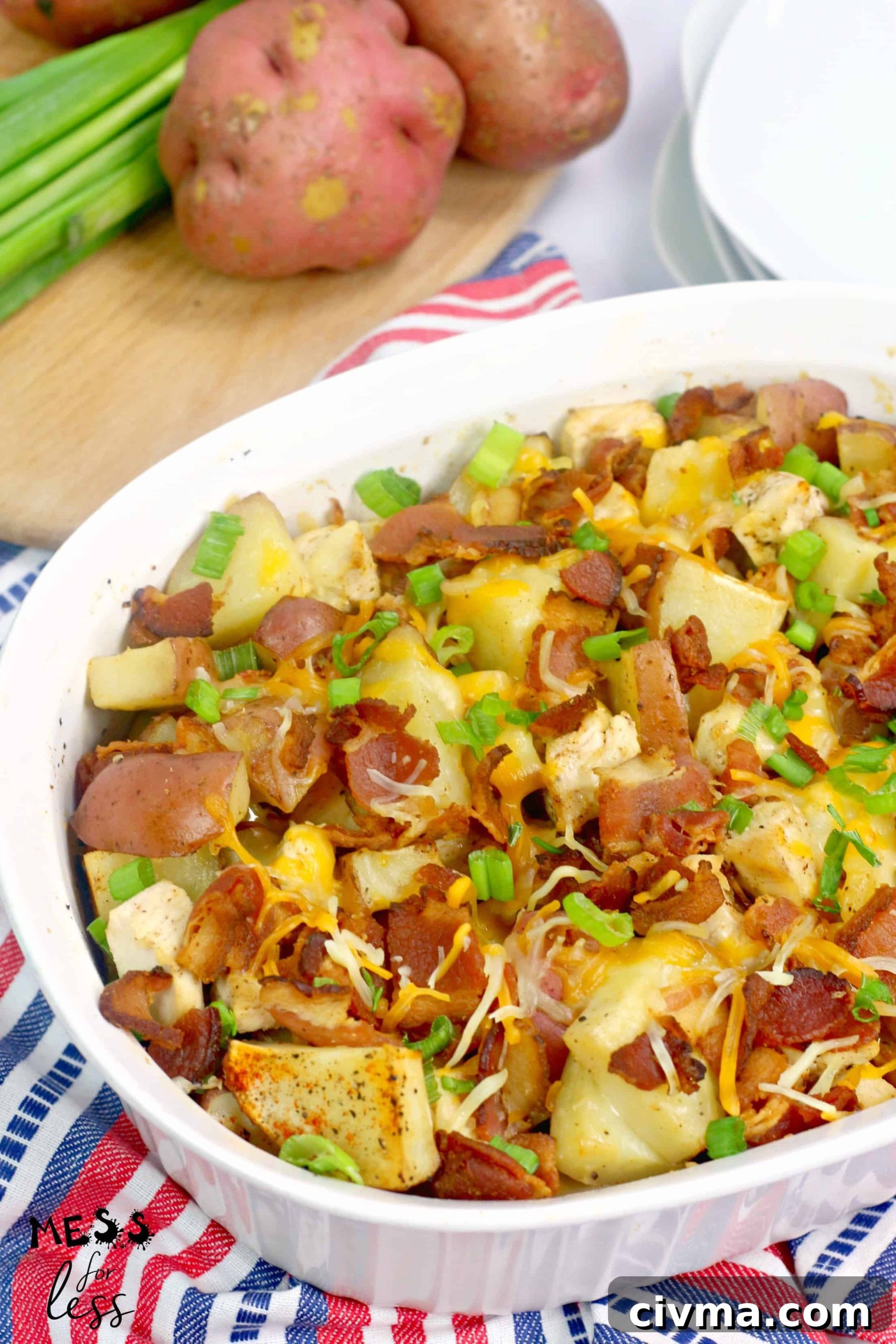 chicken and potato casserole
