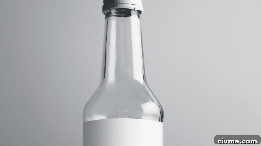 Seal white rum after drinking it