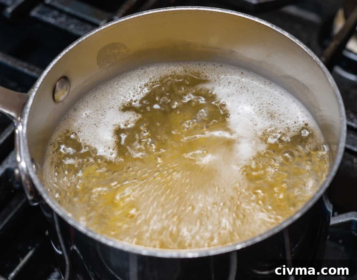 Spicy Chicken Noodle Soup Recipe 15 egg noodles in boiling water.