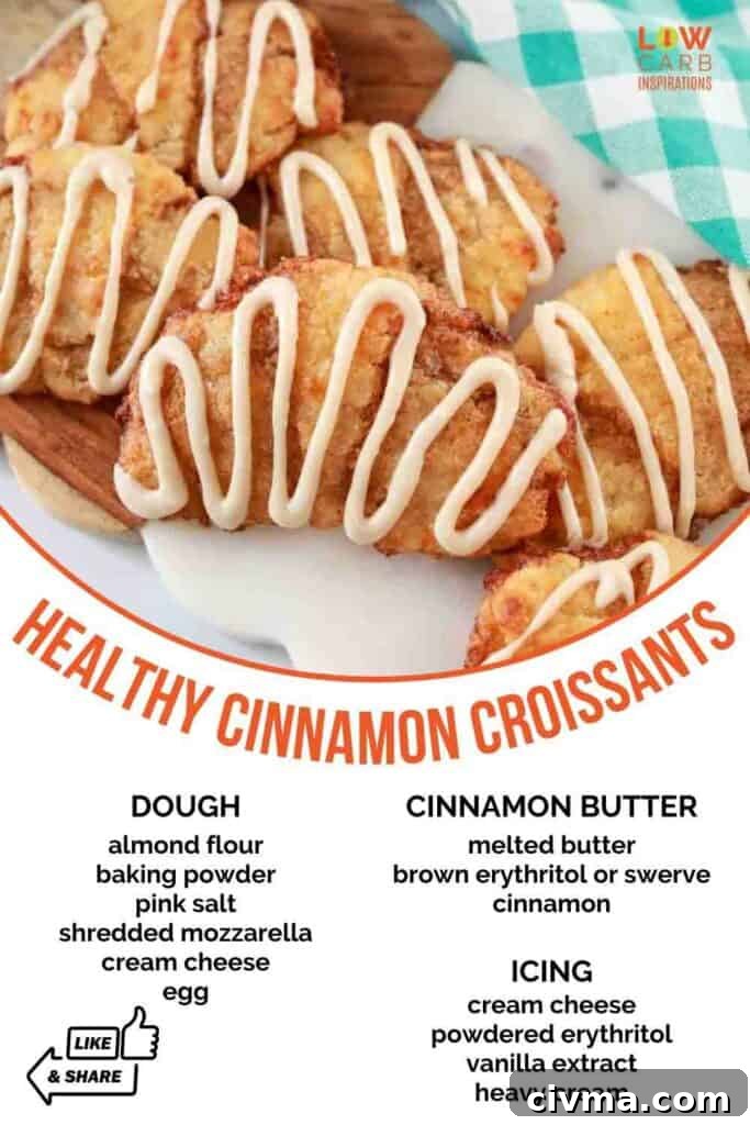 Healthy Cinnamon Croissants