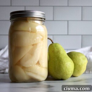 Canning Pears at Home