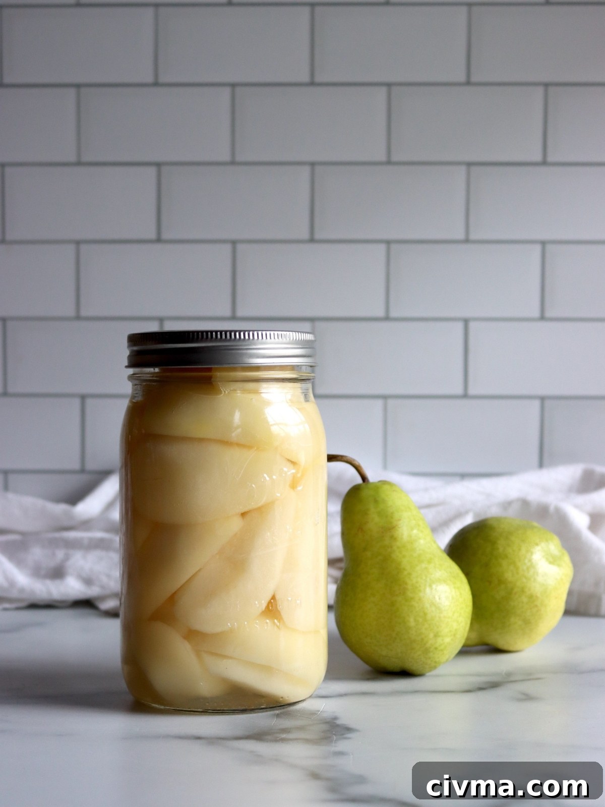 How to Can Pears