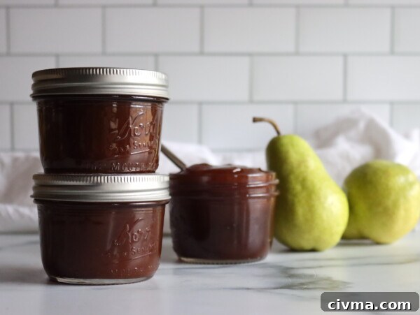 Salted Caramel Pear Butter