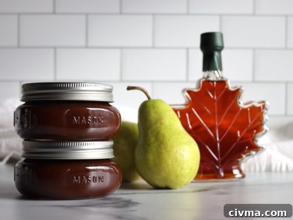 Maple Bourbon Pear Butter