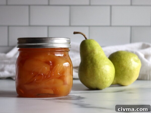 Pear Preserves Recipe