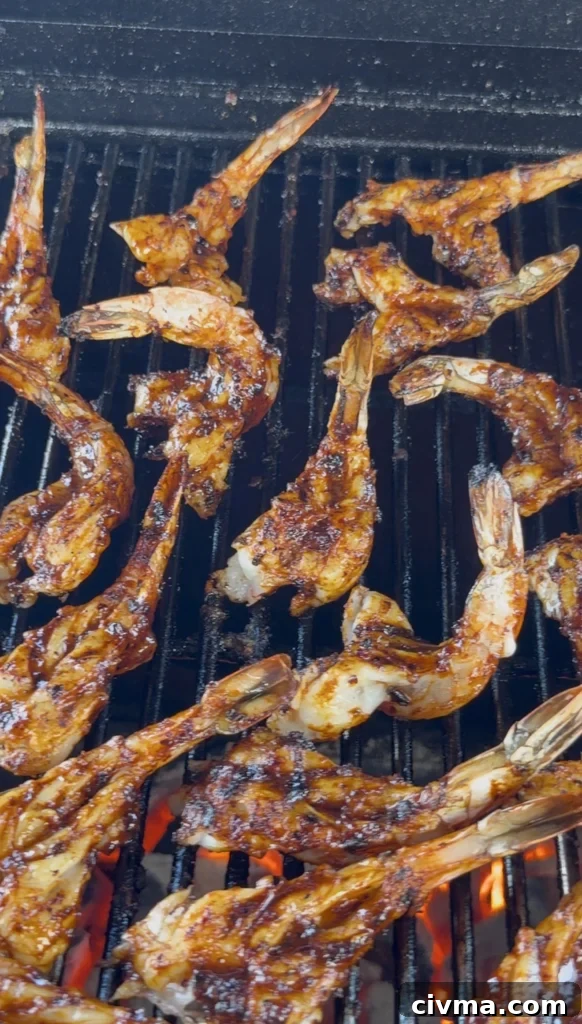 Guajillo Ancho Orange Chili Shrimp Recipe 9 grilled shrimp on the hasty bake