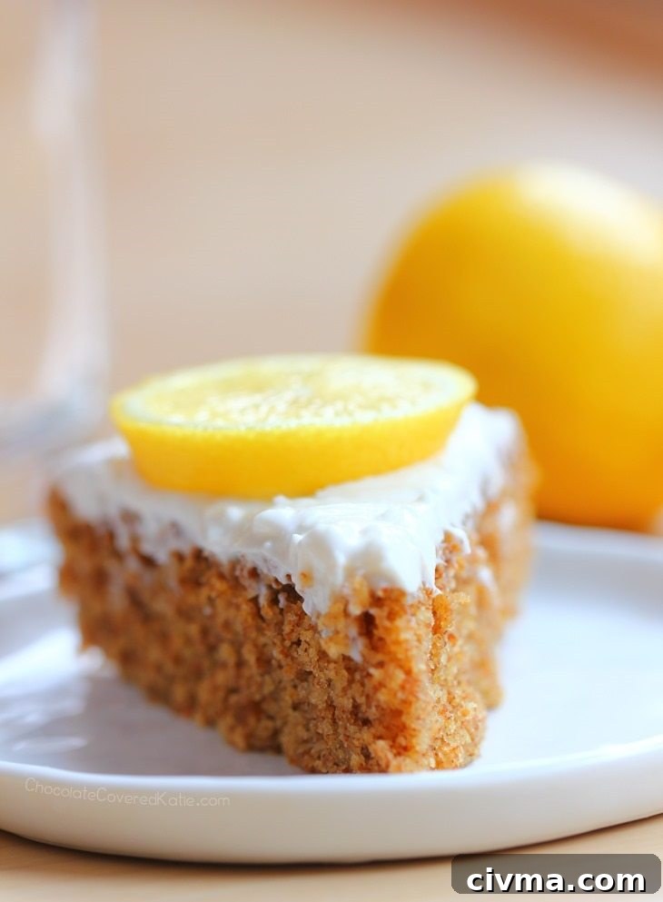 healthy lemon cake