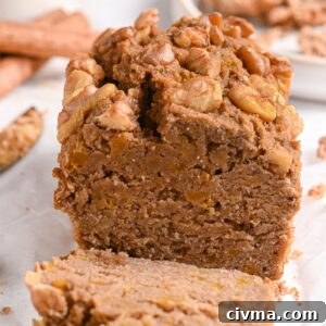 Sugar Free Banana Bread Recipe 8 Sugar-free banana bread topped with walnuts