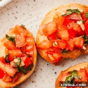 Quick homemade bruschetta recipe