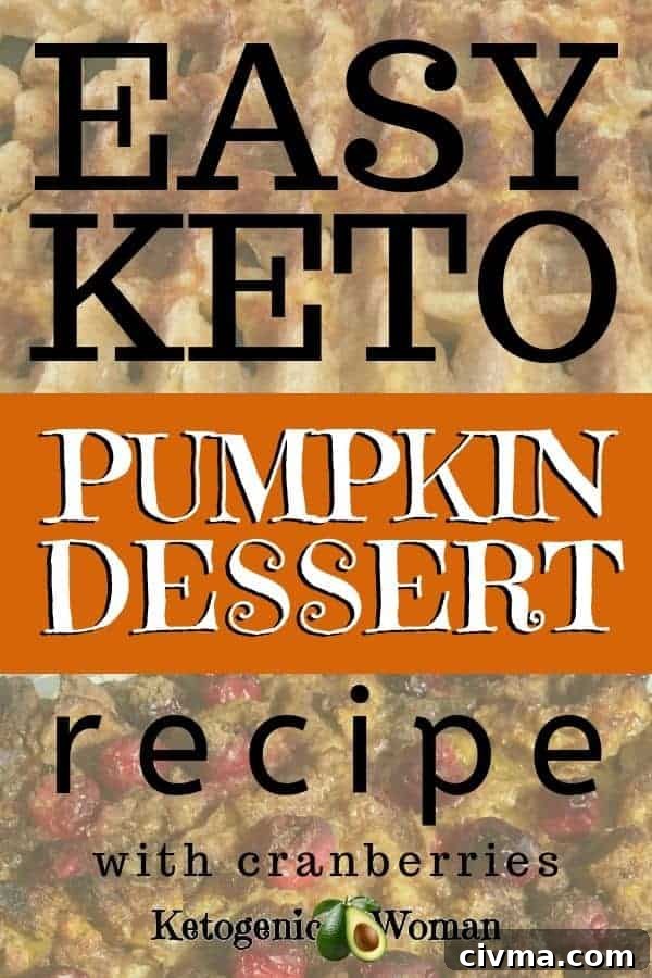 Keto Pumpkin Chaffle Bread Pudding with Cranberries 27 EASY keto pumpkin dessert recipe with cranberries