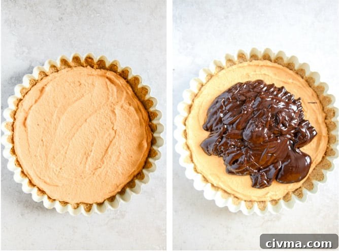 pumpkin s'mores tart I howsweeteats.com