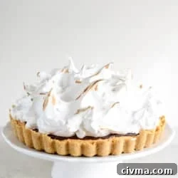 Pumpkin S'mores Tart