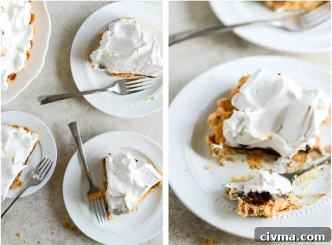 pumpkin s'mores tart I howsweeteats.com