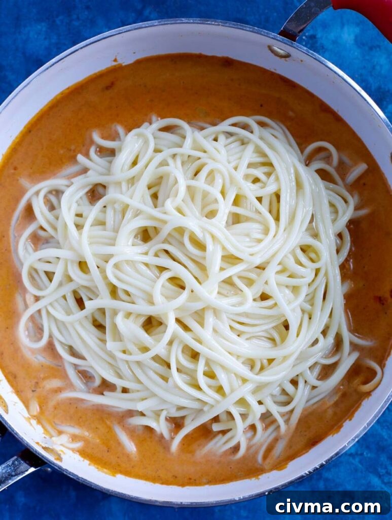 Creamy Cajun Pasta in a pot