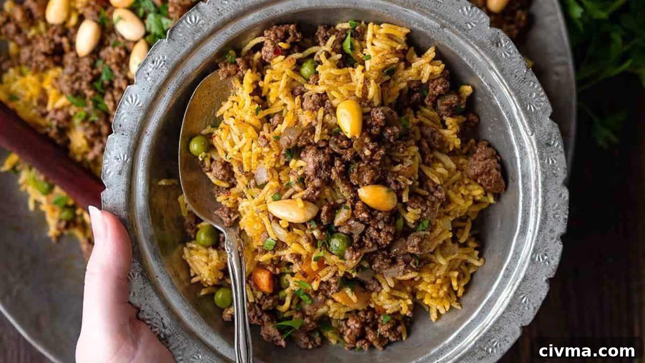 Lamb Ouzi Rice Recipe