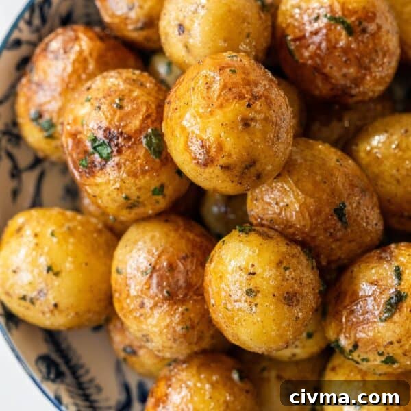 golden-brown butter poached potatoes