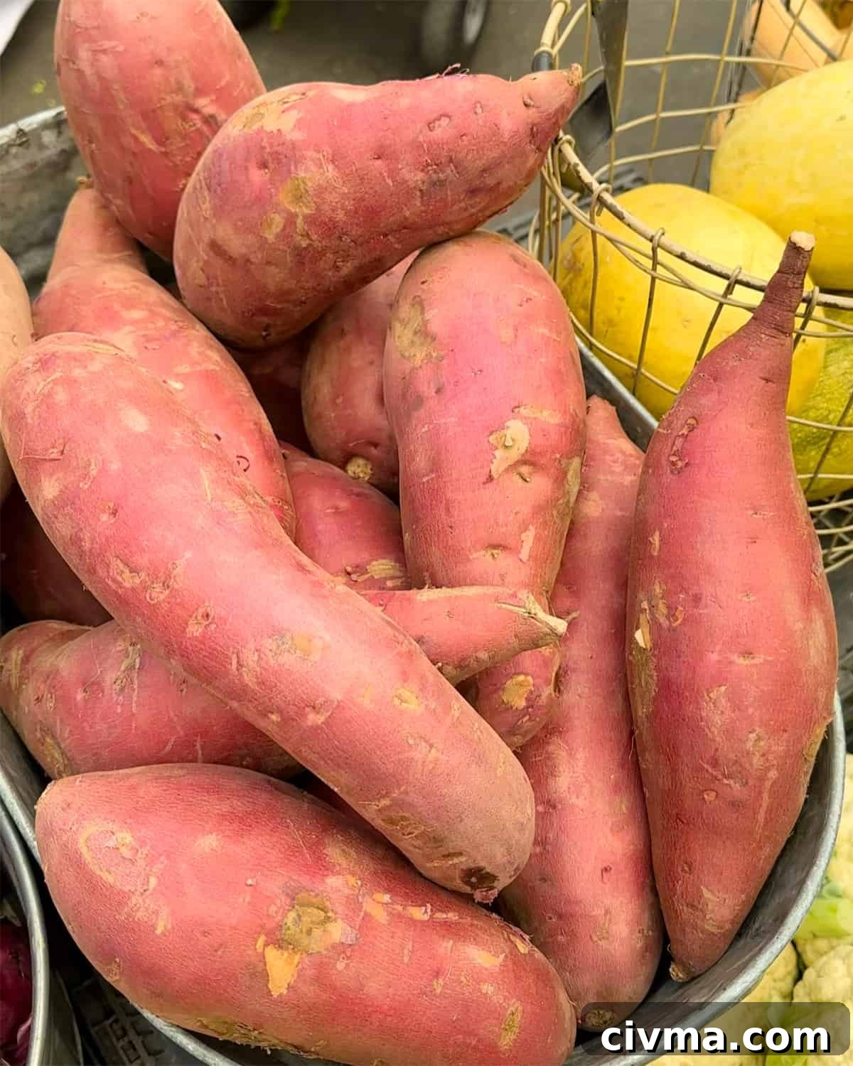 When to peel sweet potatoes for pie