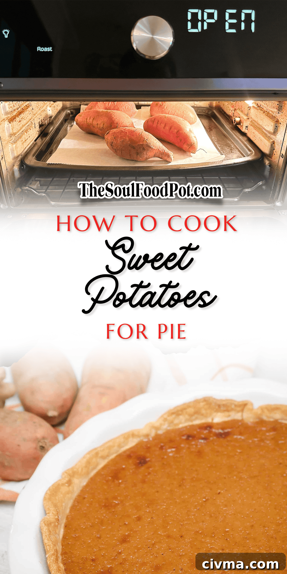 How to Cook Sweet Potatoes For Sweet Potato Pie