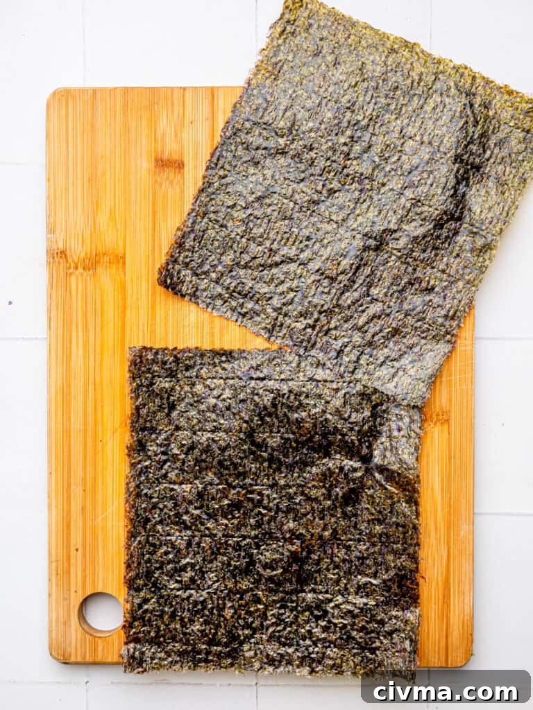 How to make a sushi burrito.