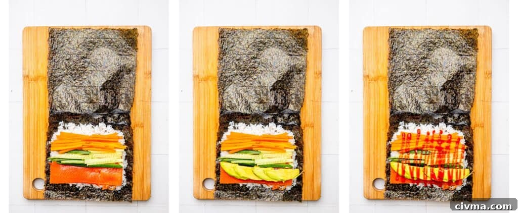 How to make a sushi burrito.