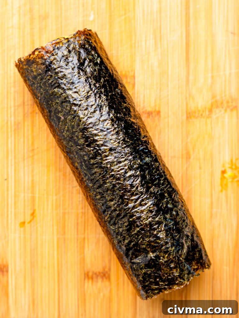 How to make a sushi burrito.