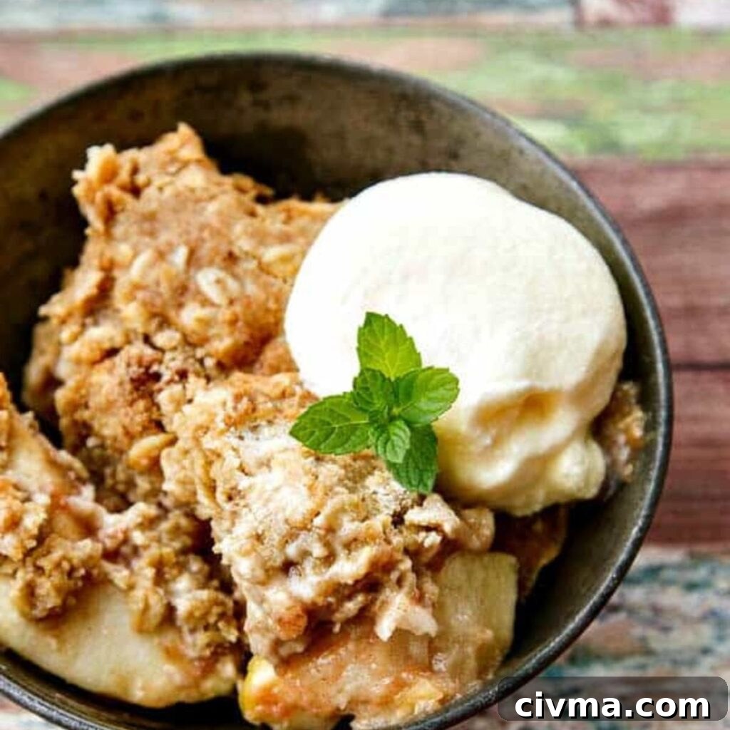 Oat-Topped Apple Crisp Recipe 2 Easy Apple Crisp with Oats