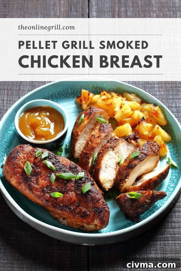 pellet grill smoked chicken breast bbq recipe