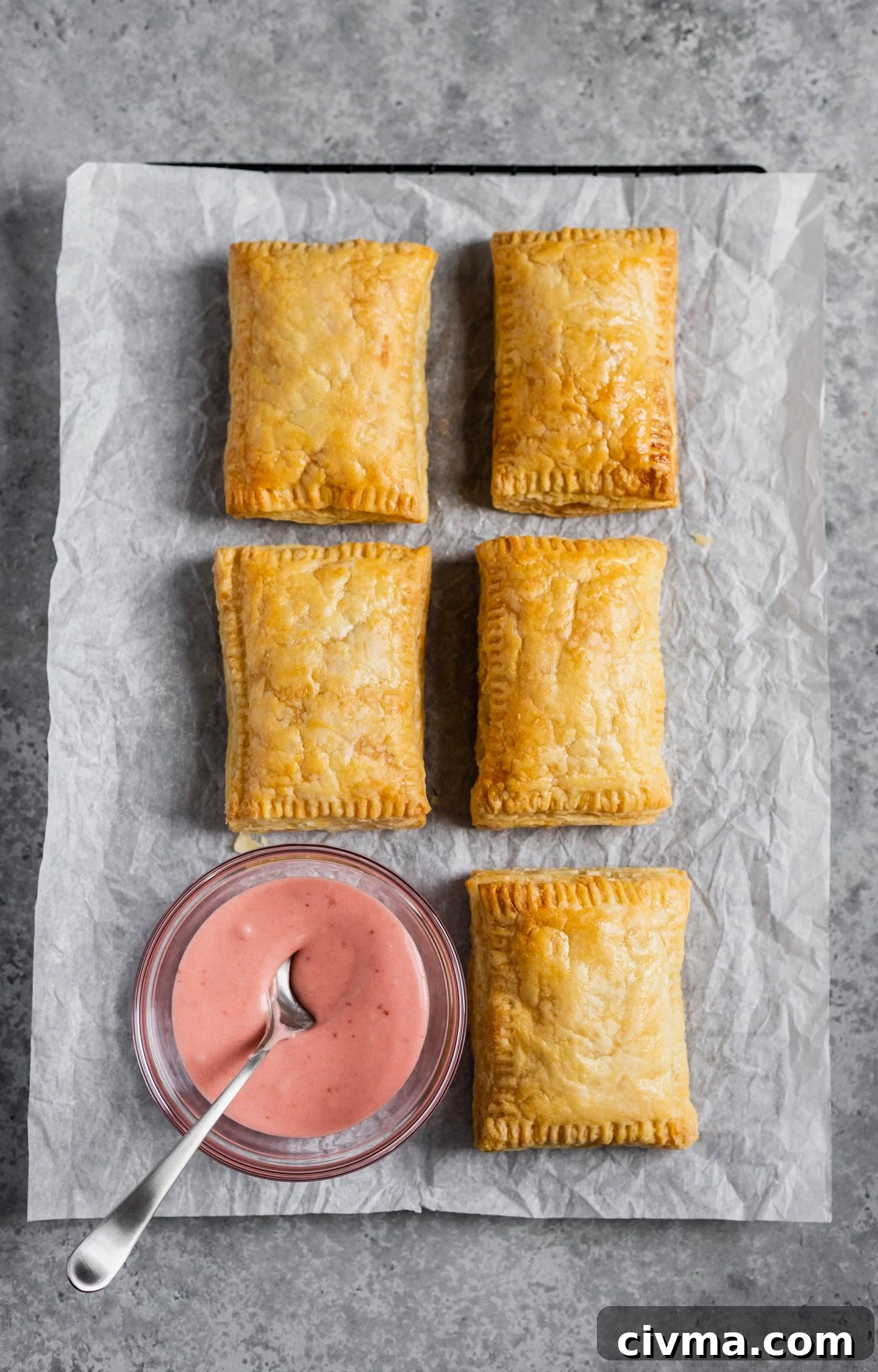 glazed strawberry cardamom pop tarts
