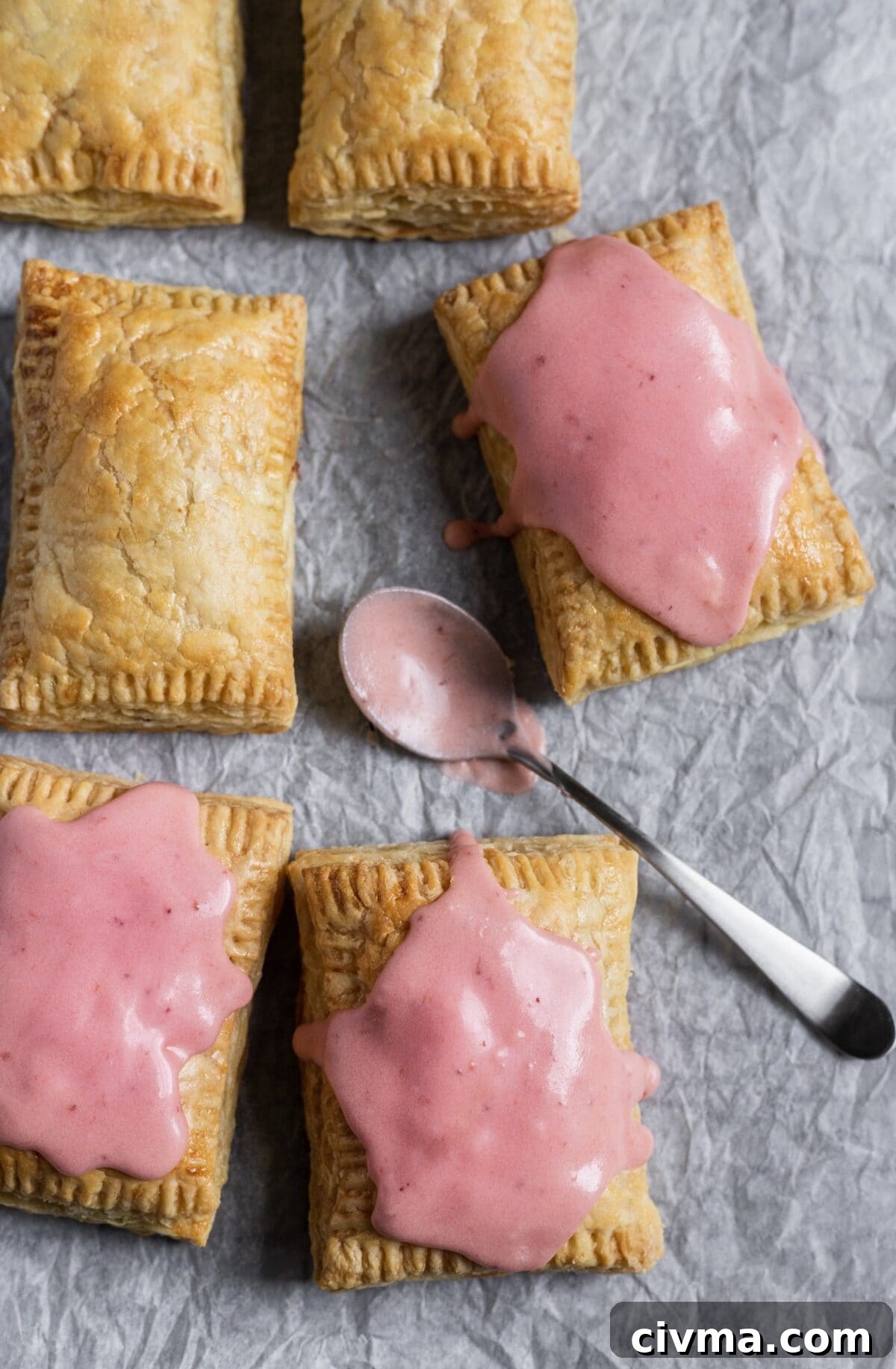 pop tarts cooling on rack