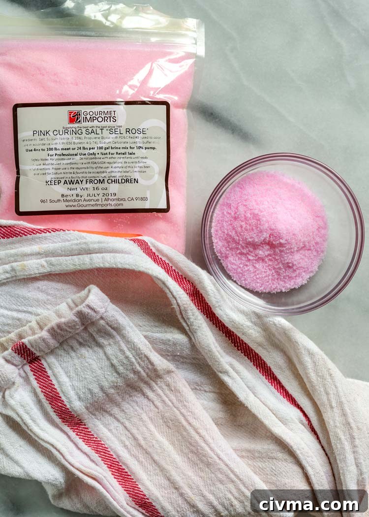 pink curing salt for pickling corned beef