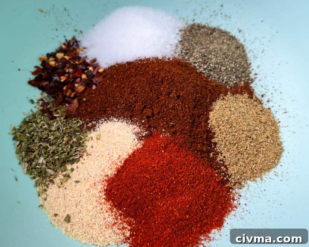 Seasoning blend for steak fajitas marinade