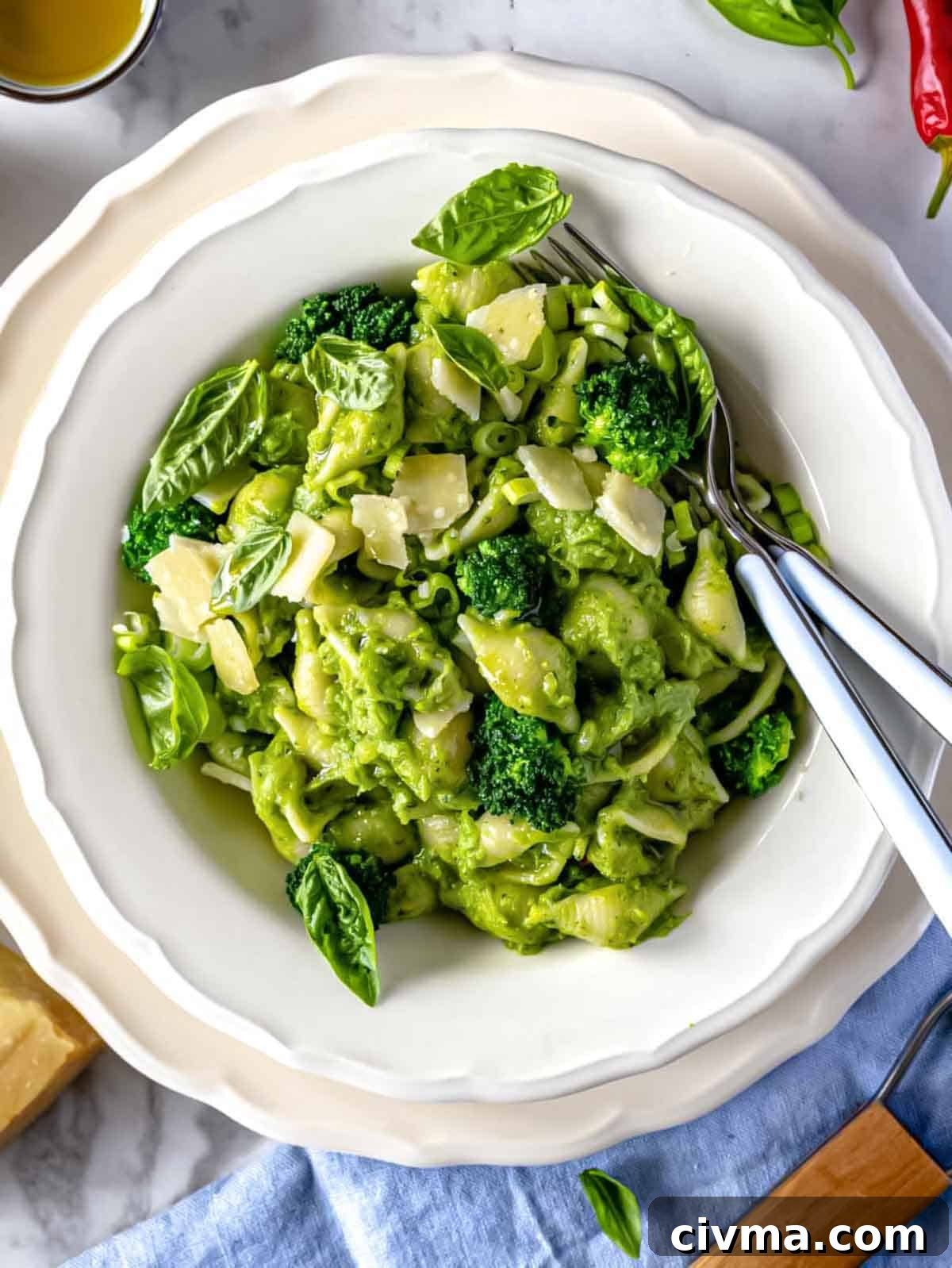 Broccoli pasta.