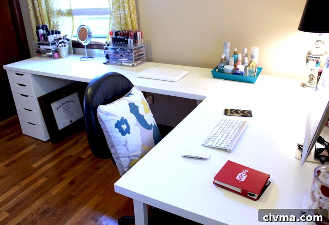 IKEA Desks & Office Makeover 