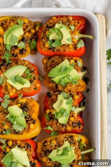 Vegan stuffed peppers