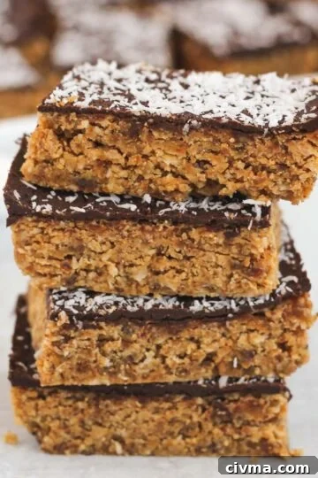 Peanut butter oat bars